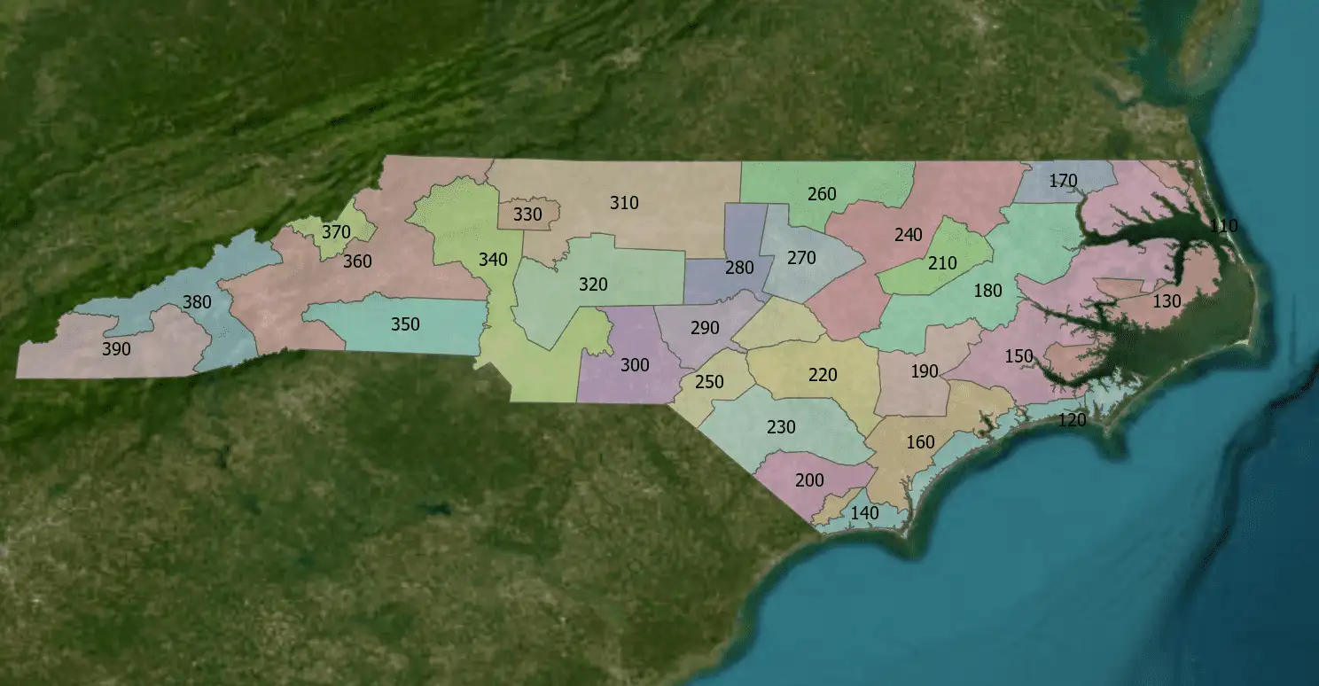 North Carolina Rate Bureau Territories
